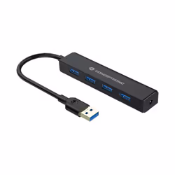 Conceptronic C4PUSB3, USB 3.2 Gen 1 (3.1 Gen 1) Type-A, USB 3.2 Gen 1 (3.1 Gen 1) Type-A, 5000 Mbit/s, Noir, 0,15 m, Chine