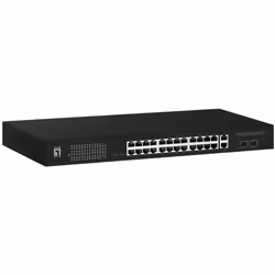 LevelOne GEP-2841, Géré, L2, Gigabit Ethernet (10/100/1000), Connexion Ethernet, supportant l'alimentation via ce port (PoE), ...