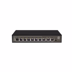 LevelOne FGP-1031, Non-géré, Gigabit Ethernet (10/100/1000), Full duplex, Connexion Ethernet, supportant l'alimentation via c ...