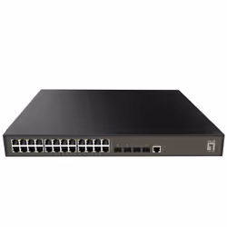 LevelOne GEL-2871, Géré, L2+, Gigabit Ethernet (10/100/1000), Gigabit Ethernet, Grille de montage, 1U