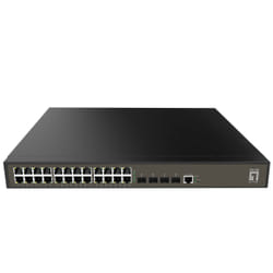 LevelOne GEL-2871 commutateur réseau Géré L2+ Gigabit Ethernet (10/100/1000) 1U Noir