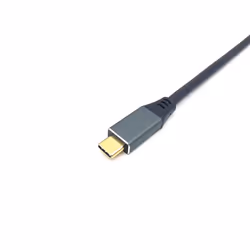 Equip 133417 câble vidéo et adaptateur 3 m USB Type-C HDMI Type A (Standard) Gris, Noir