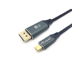 Equip 133423 câble vidéo et adaptateur 3 m USB Type-C DisplayPort Gris