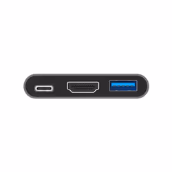 Conceptronic DONN01G station d'accueil USB 3.2 Gen 1 (3.1 Gen 1) Type-C Noir, Gris