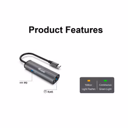 Equip 133486 station d'accueil USB Type-C Noir, Gris