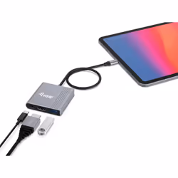 Equip 133488 adaptateur graphique USB 3840 x 2160 pixels Noir, Gris - Vue supplémentaire 4