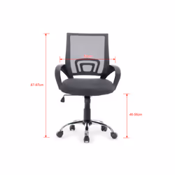Equip 651014 chaise et fauteuil de bureau Siège rembourré Dossier grillagé - Vue supplémentaire 5