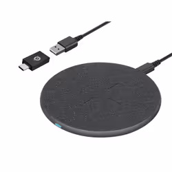 Conceptronic GORGON03G, Intérieure, USB, Recharge sans fil, Gris