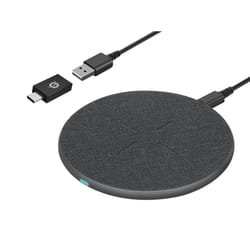 Conceptronic GORGON03G chargeur d'appareils mobiles Casque, Smartphone Gris USB Recharge sans fil Charge rapide Intérieure