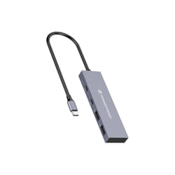 Conceptronic HUBBIES13G hub & concentrateur USB 3.2 Gen 2 (3.1 Gen 2) Type-C 10000 Mbit/s Gris