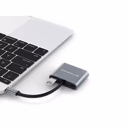 Conceptronic DONN16G Avec fil USB 3.2 Gen 1 (3.1 Gen 1) Type-C Gris - Vue supplémentaire 4