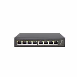 LevelOne GES-2108P, Géré, L2, Gigabit Ethernet (10/100/1000), Full duplex, Connexion Ethernet, supportant l'alimentation via  ...