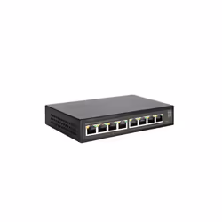 LevelOne GES-2108P commutateur réseau Géré L2 Gigabit Ethernet (10/100/1000) Connexion Ethernet, supportant l'alimentation via ce port (PoE) Noir - Vue supplémentaire 4