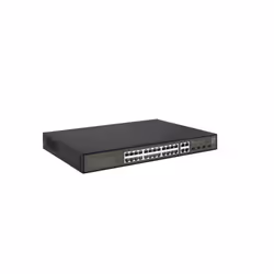 LevelOne GES-2128P commutateur réseau Géré L2 Gigabit Ethernet (10/100/1000) Connexion Ethernet, supportant l'alimentation via ce port (PoE) Noir - Vue supplémentaire 4