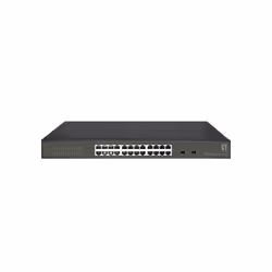 LevelOne GES-2126, Géré, L2, Gigabit Ethernet (10/100/1000), Full duplex, Grille de montage