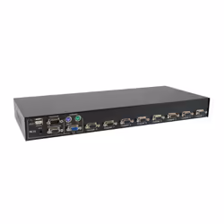 LevelOne KVM-3208 commutateur écran, clavier et souris Grille de montage Noir