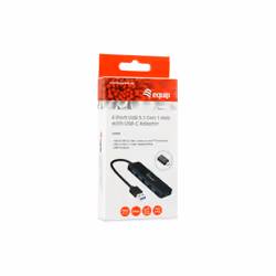 Equip 128959 hub & concentrateur USB 3.2 Gen 1 (3.1 Gen 1) Type-A 5000 Mbit/s Noir - Vue supplémentaire 8