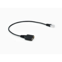 Equip 147944 câble audio 0,25 m RJ-9 2 x 3.5mm Noir