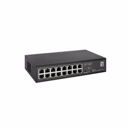 LevelOne GES-2216 commutateur réseau Géré L2 Gigabit Ethernet (10/100/1000) Noir - Vue supplémentaire 4
