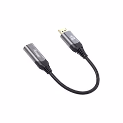 Equip 133445 câble vidéo et adaptateur 0,15 m DisplayPort HDMI Noir, Gris