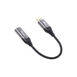 Equip 133446 câble vidéo et adaptateur 0,15 m DisplayPort HDMI Noir, Gris