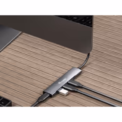 Equip 128963 hub & concentrateur USB 3.2 Gen 1 (3.1 Gen 1) Type-C 5000 Mbit/s Noir, Argent - Vue supplémentaire 5