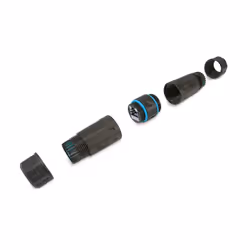 Equip 221172 changeur de genre de câble RJ-45 Noir, Bleu