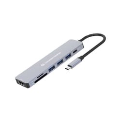 Conceptronic DONN19G station d'accueil Avec fil USB 3.2 Gen 1 (3.1 Gen 1) Type-C Gris