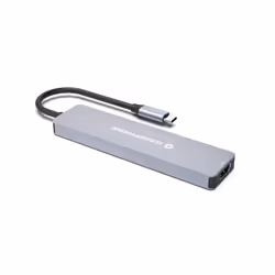 Conceptronic DONN19G station d'accueil Avec fil USB 3.2 Gen 1 (3.1 Gen 1) Type-C Gris - Vue supplémentaire 4