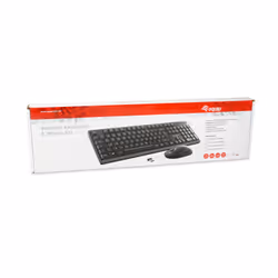 Equip 245223 clavier Souris incluse Bureau RF sans fil QWERTY Italien Noir - Vue supplémentaire 6