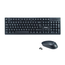 Equip 245223 clavier Souris incluse RF sans fil QWERTY Italien Noir