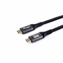 Equip 128382 câble USB 2 m USB4 Gen 2x2 USB C Noir