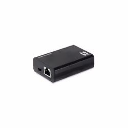 LevelOne POS-5000 séparateur voix-données Noir Connexion Ethernet, supportant l'alimentation via ce port (PoE)