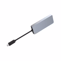 Conceptronic DONN22G station d'accueil Avec fil USB 3.2 Gen 2 (3.1 Gen 2) Type-C Gris - Vue supplémentaire 4