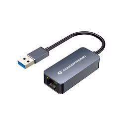 Conceptronic ABBY12G, Avec fil, USB, Ethernet, 2500 Mbit/s, Gris