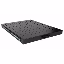 Equip EZVS-19-1-80-B, Étagère coulissante, Noir, Turquie, 48,3 cm (19"), 485 mm, 568 mm