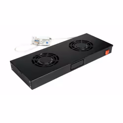 Equip EZF-2-B, Ventilateur, Noir, 2 ventilateur(s), 12 cm, 1U, Turquie