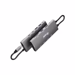 Equip 133490 station d'accueil Avec fil USB 3.2 Gen 1 (3.1 Gen 1) Type-C Gris