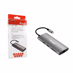 Equip 133490 station d'accueil Avec fil USB 3.2 Gen 1 (3.1 Gen 1) Type-C Gris - Vue supplémentaire 5