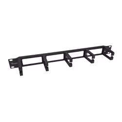 Equip 327315, Panneau de gestion de câbles, Noir, Plastique, Acier, 1U, Chine, 482,6 mm