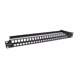 Equip 769258, RJ-45, Cat6, Noir, Acier, 1U, 482,6 mm