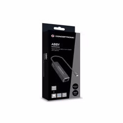 Conceptronic ABBY13B station d'accueil Avec fil USB 3.2 Gen 1 (3.1 Gen 1) Type-C Gris - Vue supplémentaire 4
