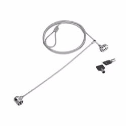 Conceptronic CNBSLOCK15T, 1,5 m, 2 clés, Argent