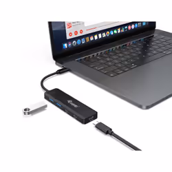 Equip 128964 hub & concentrateur USB 3.2 Gen 1 (3.1 Gen 1) Type-C 5000 Mbit/s Noir