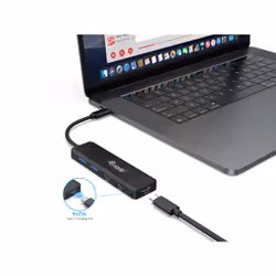Equip 128964 hub & concentrateur USB 3.2 Gen 1 (3.1 Gen 1) Type-C 5000 Mbit/s Noir - Vue supplémentaire 4