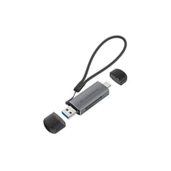 Conceptronic BIAN05G lecteur de carte mémoire USB 3.2 Gen 1 (3.1 Gen 1) Type-A/Type-C Gris