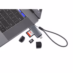 Conceptronic BIAN05G lecteur de carte mémoire USB 3.2 Gen 1 (3.1 Gen 1) Type-A/Type-C Gris - Vue supplémentaire 8