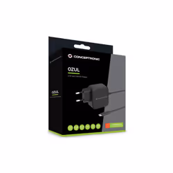 Conceptronic OZUL04BE chargeur d'appareils mobiles Universel Noir Secteur Intérieure - Vue supplémentaire 4