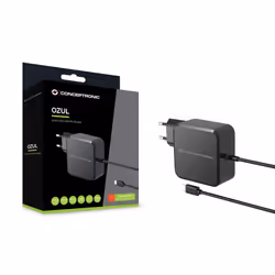 Conceptronic OZUL05BE chargeur d'appareils mobiles Universel Noir Secteur Intérieure