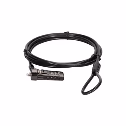 Conceptronic CUSTODIO01BS, 1,8 m, Verrouillage à combinaison, Noir